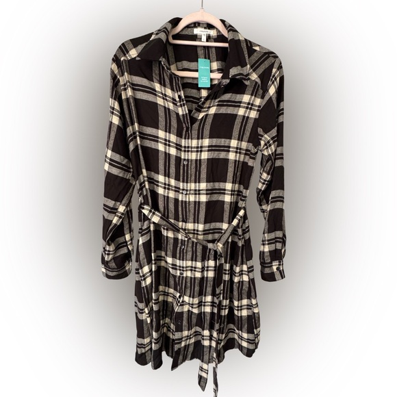 Maurices | Dresses | Maurices Brown Plaid Dress | Poshmark